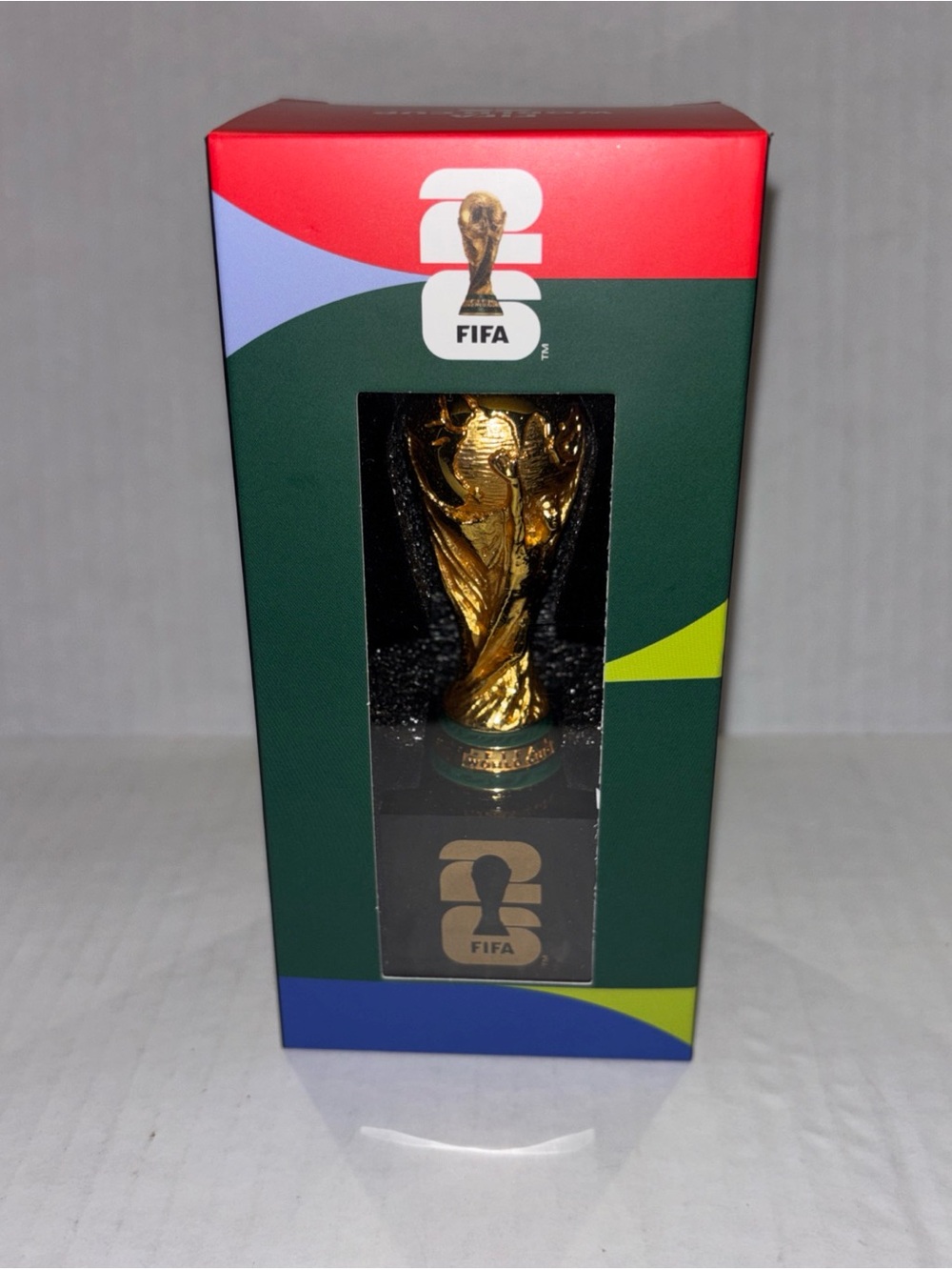FIFA World Cup Miniature Trophy - Gold Finish 2026 3” 3D replica